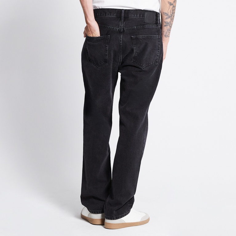 Relaxed straight jeans "Seattle" Black Used